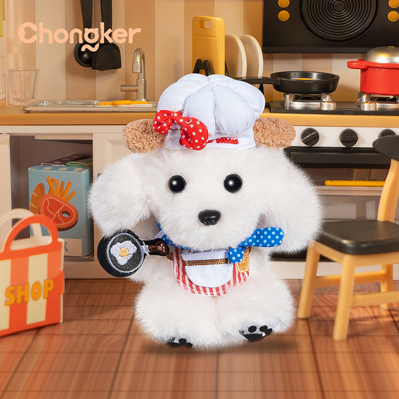 White Poodle Charms- Kawaii Bag Charm for Teens