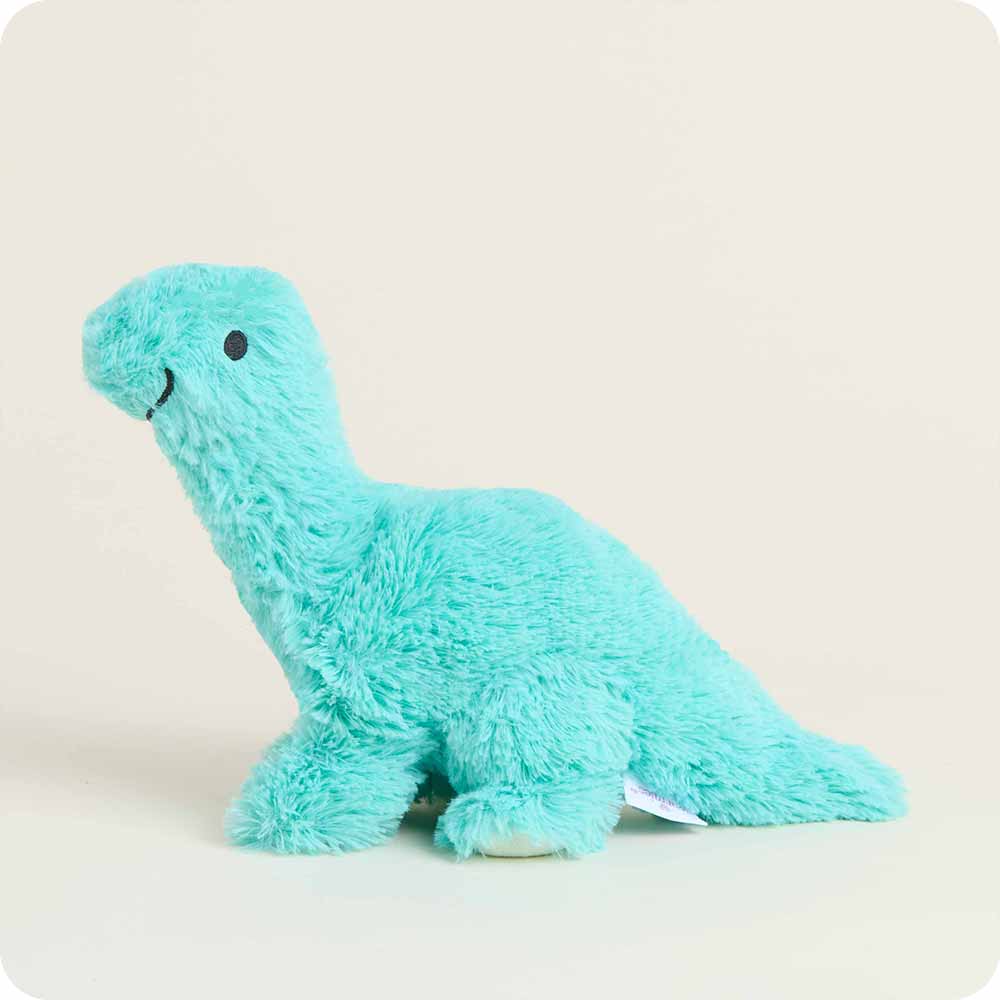 Teal Long Neck Dinosaur Warmies Junior