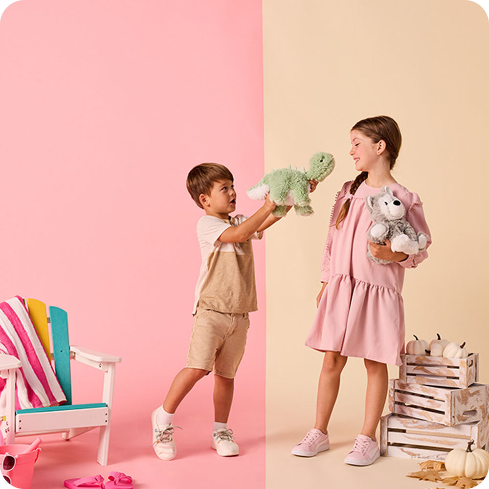 Green Long Neck Dinosaur Warmies